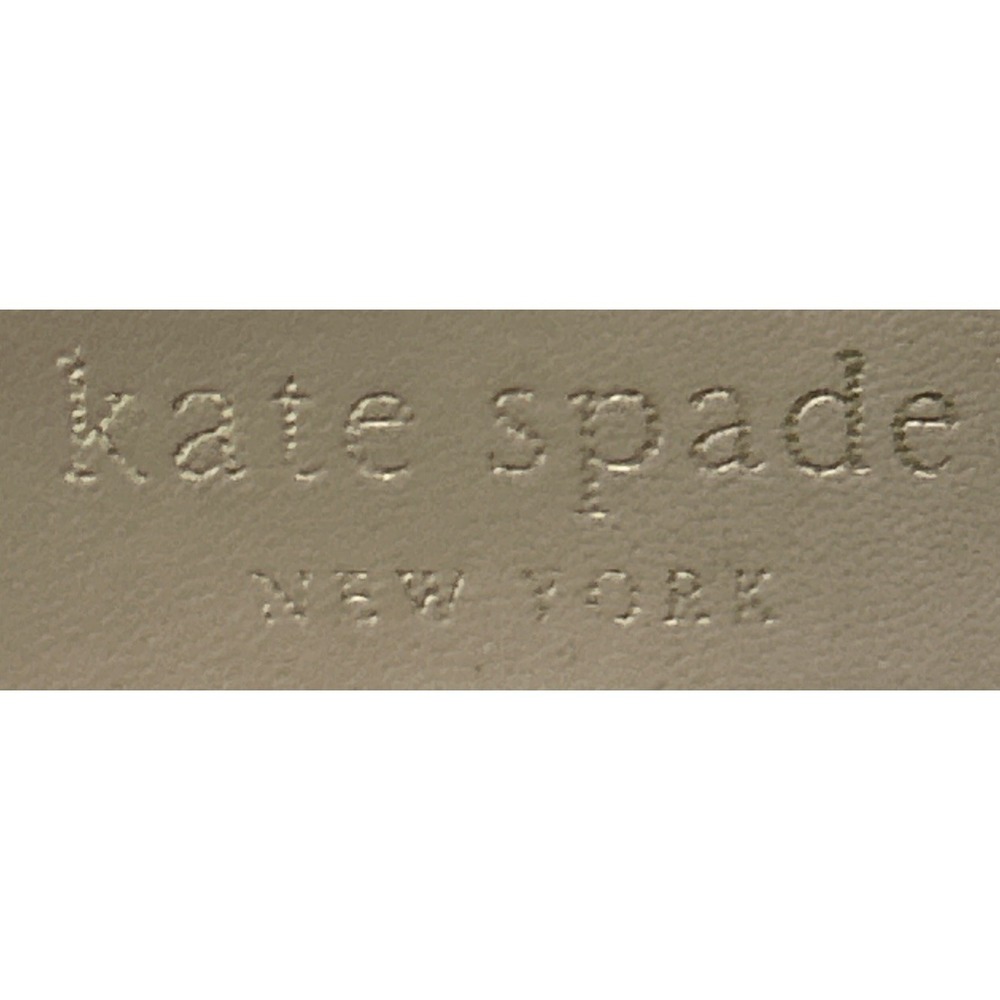 Kate Spade New York Lagoon Black Patent Gold Logo Sandals Classic Sz 8 - Picture 5 of 6